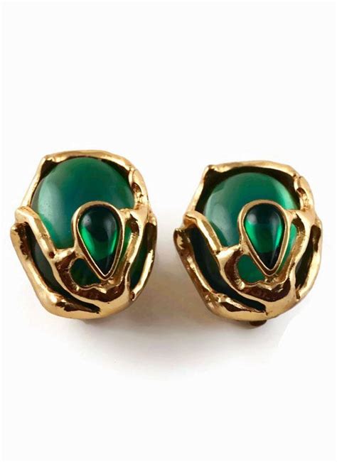 pendientes yves saint laurent|Mujer .